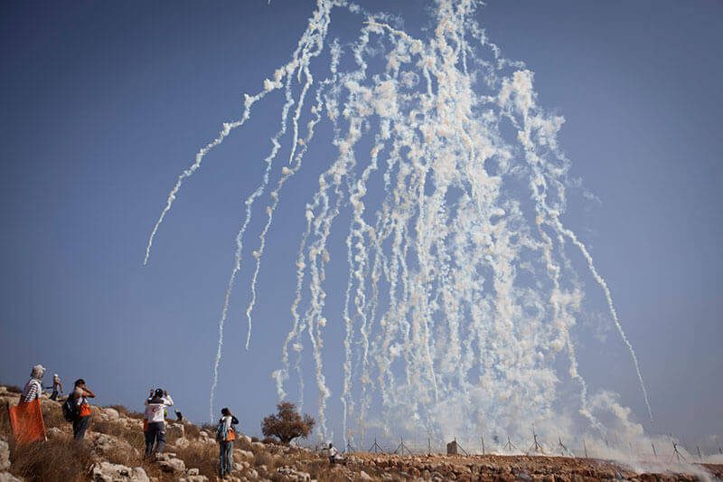 Protest gegen die Besatzung in Ni'lin, Westbank, 9. Oktober 2009