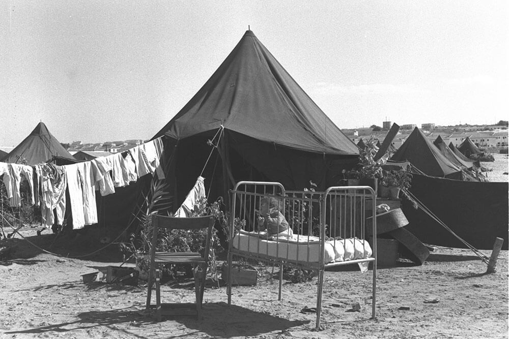  Ma'abara in Bat Yam. 1952. Foto:GPO