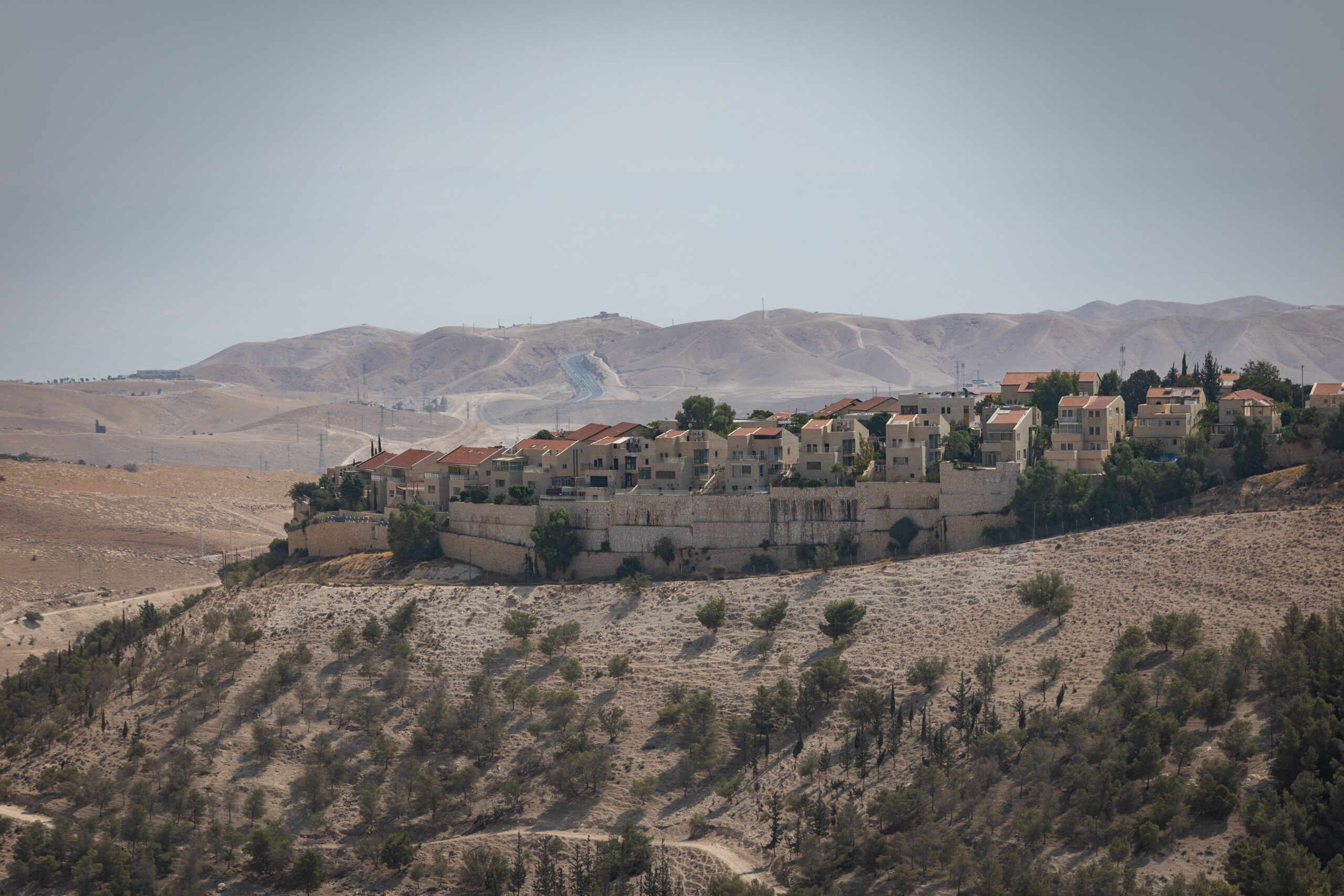 Das Westbank-Settlement Ma’aleAdumim, August 2025. (Jamal Awad/Flash90)