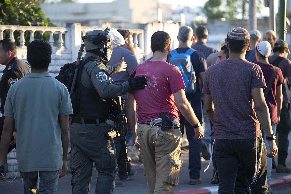  Siedler aus der Westbank demonstrieren in Lod, Israel, Mai 2021.Foto: Activestills