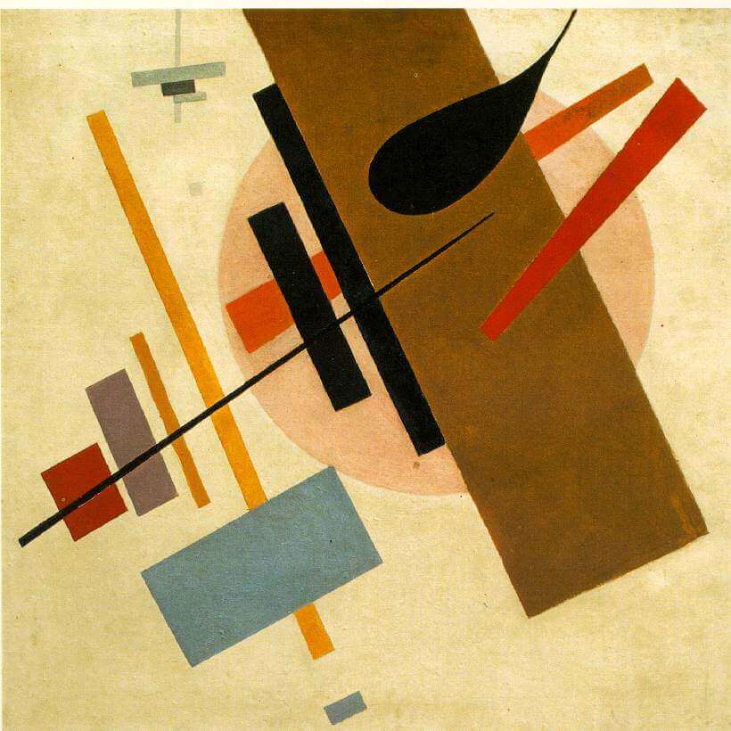  Kasimir Malewitsch: Suprematism (Supremus No. 58), 1916, Kunstmuseum in Krasnodar