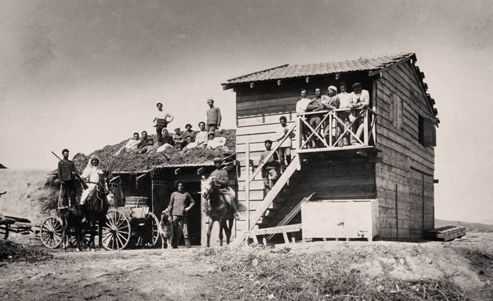  Holzhütte Kibbuz Degania, 1910.