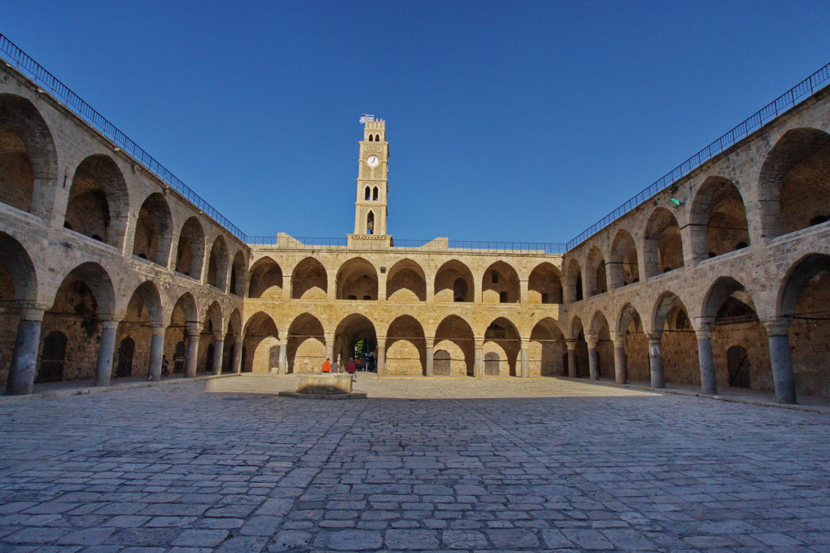  Khan al-Umdan in Akko, Januar 2008. Foto: wikicommons